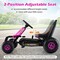 Kids Ride-On Pedal Go Kart with Gear Shifter, Steering and Handbrake
